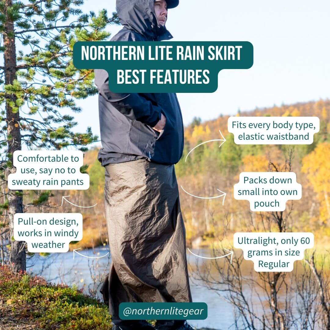 Northern Lite Rain Skirt Ecolite best features